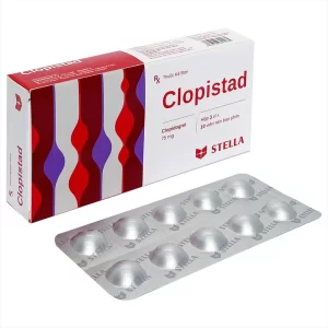 Clopistad 75mg (3 vỉ x 10 viên/hộp)